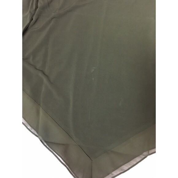 Alfani Blouse Basic Green Olive Size PP Asymmetrical-Sleeves 3/4-Sleeve - Picture 12 of 12